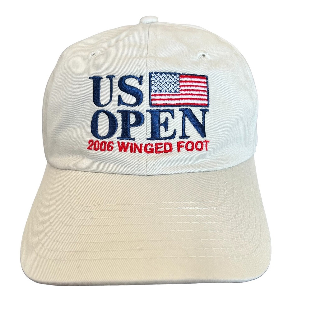 2006 US Open Golf Hat Cap Adjustable White Winged Foot USGA Member Country Club
